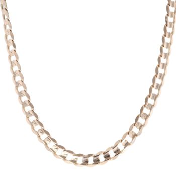 9ct Yellow Gold Curb Chain 20"