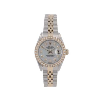 Rolex Custom Datejust Pre Owned Watch Ref 79173