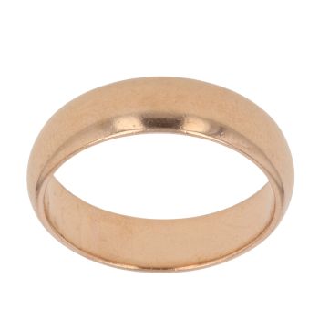 22ct Yellow Gold Plain Wedding Band 5.5mm
