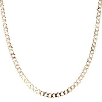 9ct Yellow Gold Curb Chain 22"
