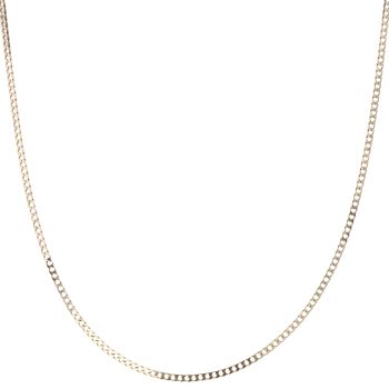 9ct Yellow Gold Curb Chain 18"