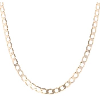 9ct Yellow Gold Curb Chain 20"