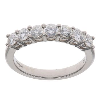 Platinum 1.00ct Brilliant Cut Diamond Eternity Ring