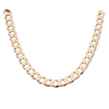 9ct Yellow Gold Curb Chain 24"