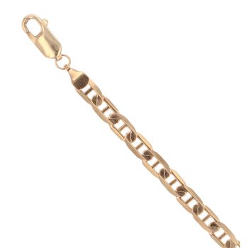 9ct Yellow Gold Anchor Bracelet 7.5"
