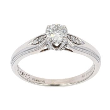 9ct White Gold 0.50ct Diamond Solitaire Ring
