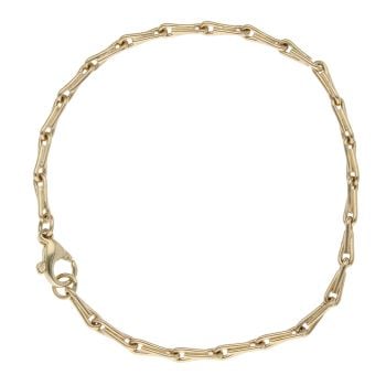 18ct Yellow Gold Fancy Bracelet 7.5"