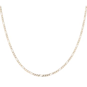9ct Yellow Gold Figaro Chain 18"