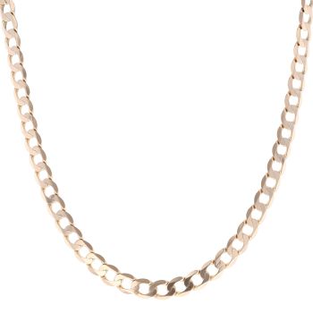 9ct Yellow Gold Curb Chain 24"