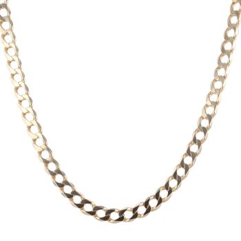 9ct Yellow Gold Curb Chain 24"
