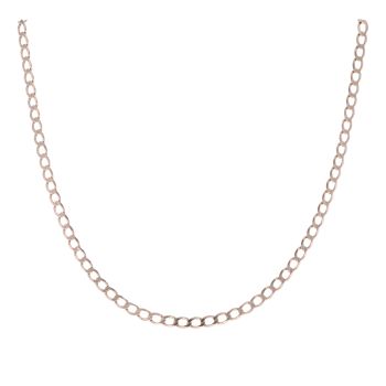 9ct Yellow Gold Curb Chain 18"