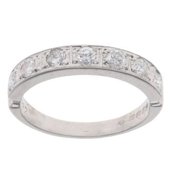 18ct White Gold 0.70ct Diamond Eternity Ring