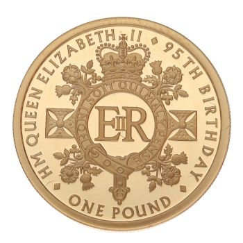 2021 The 95th Birthday Of Queen Elizabeth II Alderney Coin