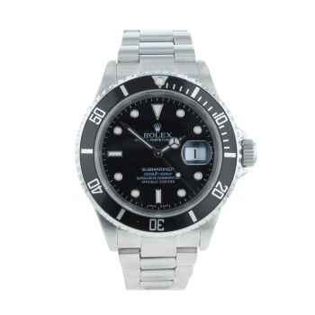 Rolex Submariner Pre Owned Watch Ref 16610
