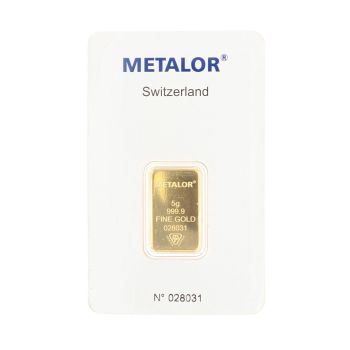 5g Metalor Ingot Sealed
