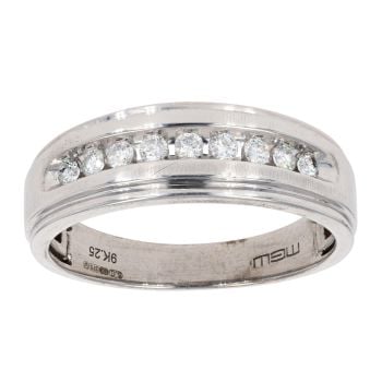 9ct White Gold 0.25ct Diamond Eternity Ring