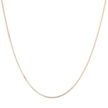 9ct Yellow Gold Curb Chain 18"