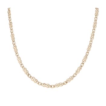 9ct Yellow Gold Fancy Celtic Chain 18"