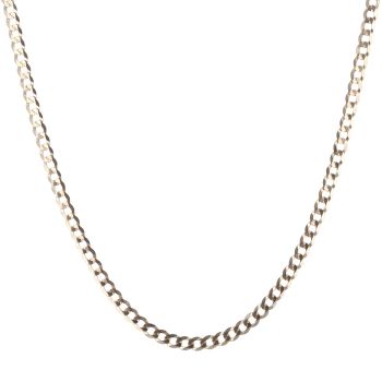 9ct Yellow Gold Curb Chain 18"