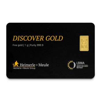 1g 999 24ct Fine Gold Bar Sealed