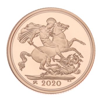 2020 Elizabeth II Fifth Portrait UK Full Sovereign Coin