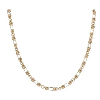 9ct Yellow Gold Fancy Chain 20"