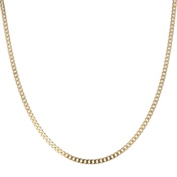 18ct Yellow Gold Curb Chain 24"
