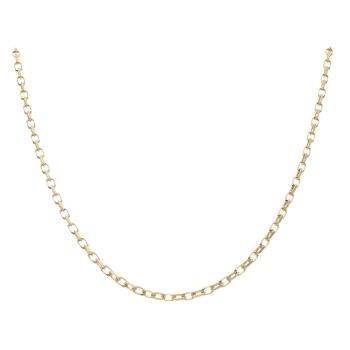 9ct Yellow Gold Belcher Chain 18"