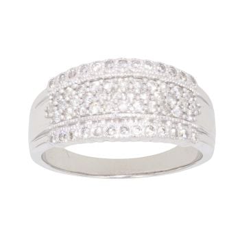 18ct White Gold 0.60ct Diamond Fancy Ring