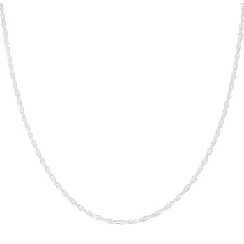 Silver Prince of Wales Chain 18" By Icesia