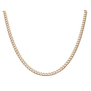 9ct Yellow Gold Curb Chain 20"
