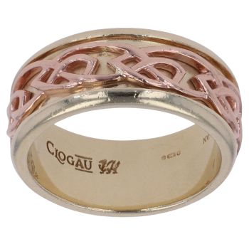 9ct Yellow and Rose Gold Annwyl Clogau Ring