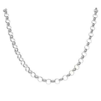 Silver Belcher Chain 20" By Icesia