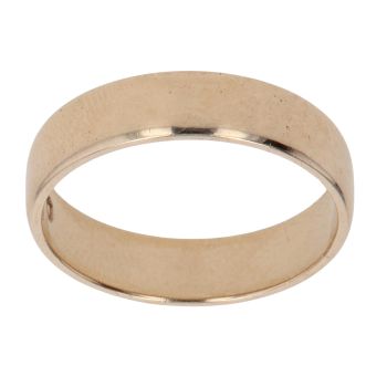 9ct Yellow Gold Wedding Band 4mm