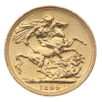 1899 Victoria Full Sovereign Coin