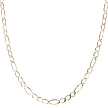 9ct Yellow Gold Figaro Chain 26"