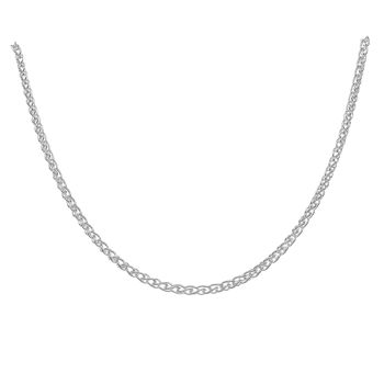 Silver Spiga Fancy Chain 18"