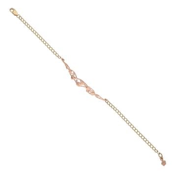 9ct Yellow and Rose Gold Clogau Tree Of Life Bracelet 7.5"