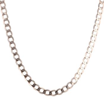 9ct Yellow Gold Curb Chain 22"