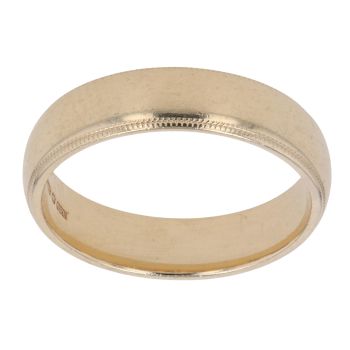 9ct Yellow Gold 5mm Wedding Band
