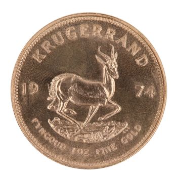 1974 1oz South Africa Krugerrand Coin