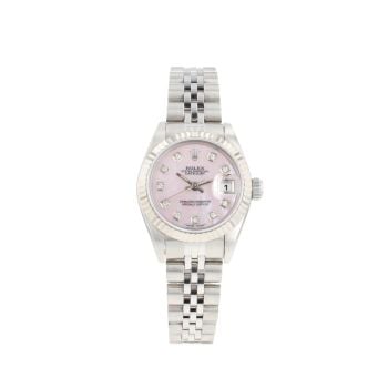 Rolex Custom Datejust Pre Owned Watch Ref 69174