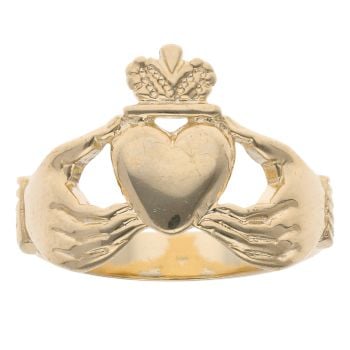 9ct Yellow Gold Claddagh Ring