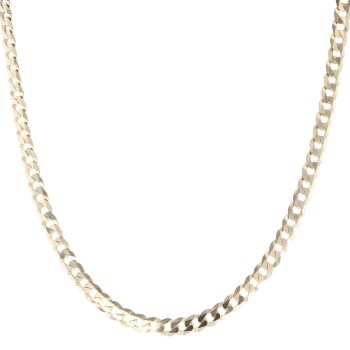 9ct Yellow Gold Curb Chain 20"