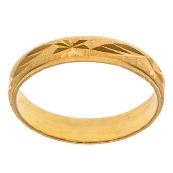 22ct Yellow Gold Wedding Band 3.7mm