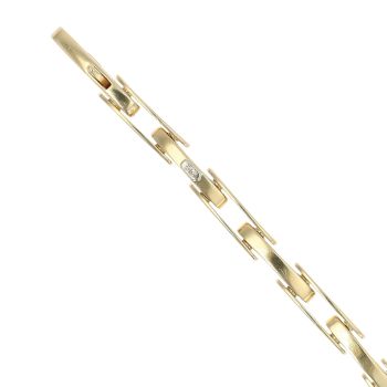 18ct Yellow Gold Fancy Bracelet 7.5"
