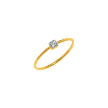22ct Yellow Gold Cubic Zirconia Ring