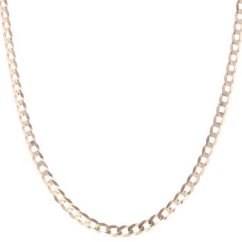 9ct Yellow Gold Curb Chain 20"