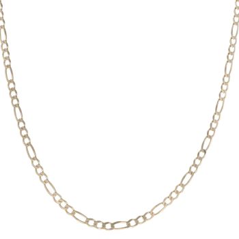9ct Yellow Gold Figaro Chain 24"