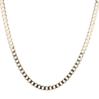 9ct Yellow Gold Curb Chain 18"